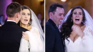 Photo of This Bride Thought Her First Dance Was Ruined, But You Won’t Believe What A Suprise Her Husband Had Planned..