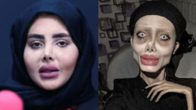Photo of Angelina Jolie’s “zombie lookalike” has been revealed as she is released from prison after duping everyone.