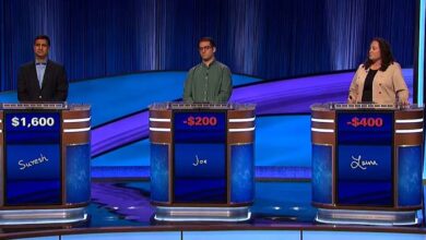 Photo of ‘Jeopardy!’ The finalists’ inability to respond to this question regarding the Lord’s Prayer surprised the audience.