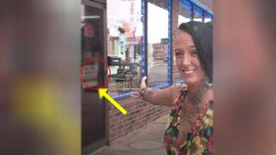 Photo of An Oklahoma liquor business attracted controversy after displaying a ‘offensive’ sign in their window.