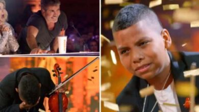 Photo of An 11-year-old boy, mistreated at school as he had cancer, wowed everyone on the stage of America’s Got Talent and was awarded the Golden Buzzer by judge Simon Cowell