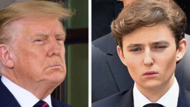 Photo of FORMER PRESIDENT DONALD TRUMP HAD TALKED ABOUT HIS SON BARRON TRUMP, ABOUT THE DEATH THREATS HIS SON WAS RECEIVING