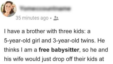 Photo of My Brother Thinks I’m Free Babysitter to His 3 Kids, Constantly Ruins My Plans