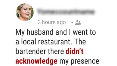 Photo of I Left the Bartender a 50% Tip but She Thanked Only My Husband