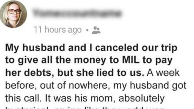 Photo of My Husband and I Cancelled Our Trip to Give All the Money to MIL to Pay Her Debts – But She Lied to Us