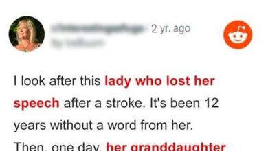 Photo of Long-Mute Grandmother Whispers a Somber Word, Alerting Granddaughter She’s in Danger