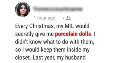 Photo of My MIL Would Secretly Give Me Porcelain Dolls Every Christmas — I Was Shocked to Find Out Their True Purpose