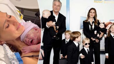 Photo of Alec and Hilaria Baldwin faced backlash after welcoming their seventh child together