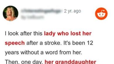 Photo of Long-Mute Grandmother Whispers a Somber Word, Alerting Granddaughter She’s in Danger