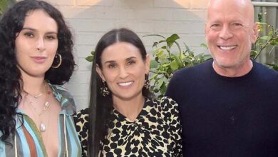 Photo of DEMI MOORE GIVES UPDATE ON BRUCE WILLIS