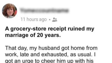 Photo of A Grocery Store Receipt Ruined My Marriage of 20 Years