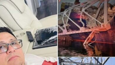 Photo of Wife shares heartbreaking message after husband feared dead from bridge collapse