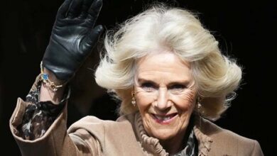 Photo of Queen Camilla, 76, Dazzles in Branded Cream Cashmere Coat & Fur Hat, Dividing the Public with Her Look