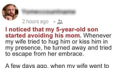 Photo of My 5-Year-Old Son Started Avoiding His Mom – His Reason Greatly Worried Me, So I Confronted My Wife