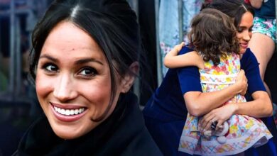 Photo of Meghan Markle Wears Blouse with Hole to Visit Kids at LA Hospital, Drawing Criticism