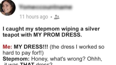 Photo of Woman Cuts Her Stepdaughter’s Prom Dress to Pieces — Dad Has Daughter’s Back & Teaches Wife a Lesson