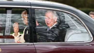 Photo of King Charles makes his first public appearance since being told he has cancer.