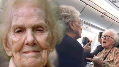 Photo of Elderly Woman Shunned in Business Class Until Young Boy’s Picture Drops from Her Purse