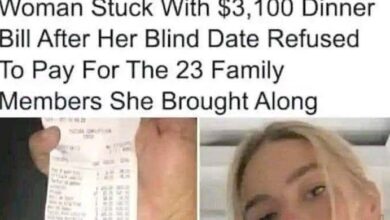 Photo of Woman Brings 23 Family Members On A Blind Date To Test Man’s Generosity