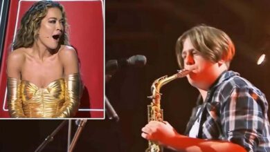 Photo of Young Adult Shocks His saxophone playing and soulful voice made him a judge on The Voice Australia.