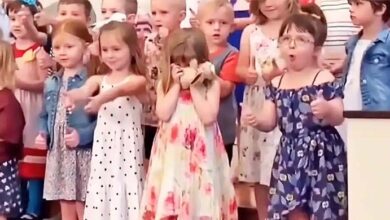 Photo of Little Girl Breaks Out Brilliant Dance Moves During a School Concert