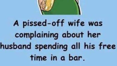 Photo of A fed-up wife was upset about her husband constantly hanging out at a local pub