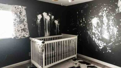 Photo of I Returned Home after Giving Birth to Find My Baby’s Room Destroyed and Repainted Black