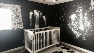 Photo of I Returned Home after Giving Birth to Find My Baby’s Room Destroyed and Repainted Black