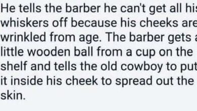 Photo of This Barber’s Trick Left the Cowboy Speechless—You Won’t Believe What Happened Next!