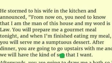 Photo of HUSBAND LEARNS HOW TO BE THE MAN OF THE HOUSE AND TRIED IT ON HIS WIFE BUT HER REPLY IS GENIUS.