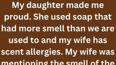 Photo of My Daughter’s Quick-Witted Response to a Soap Scent Issue