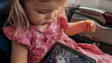 Photo of Entitled Mom Breaks My Daughter’s iPad on a Flight—And Regrets It Fast