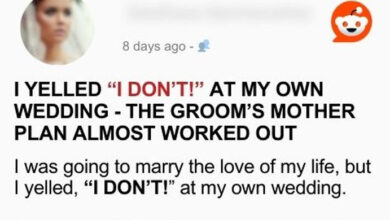 Photo of I YELLED “I DON’T!” AT MY OWN WEDDING—AND EXPOSED A TRUTH THAT ALMOST RUINED MY LIFE