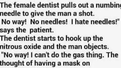 Photo of Fear of Needles Leads to Hilarious Dental Solution!”