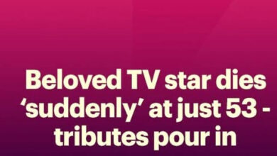 Photo of Star dies ‘suddenly at