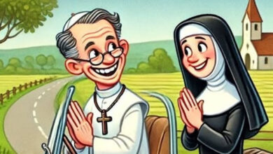 Photo of A priest offered