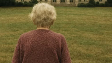 Photo of 78-Year-Old Woman Returns from Nursing Home