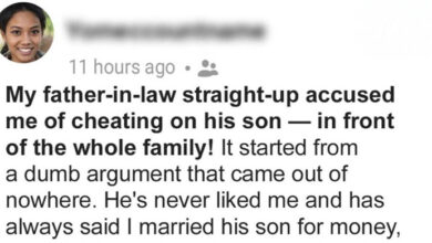 Photo of My Father-in-Law Accused Me of Cheating