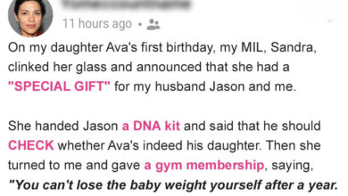 Photo of My MIL Publicly Gifted My Husband a DNA