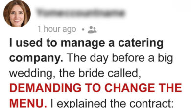 Photo of Bride & Groom Canceled Their Catering