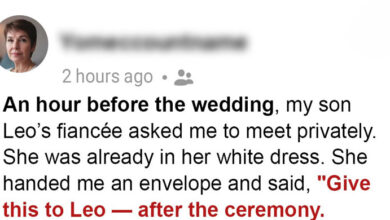 Photo of My Son’s Bride Gave Me a Letter to