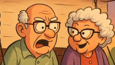 Photo of An elderly couple, Bert and